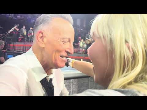 Springsteen Hugs a fan during the show! The Music Soup Live Concert Videos