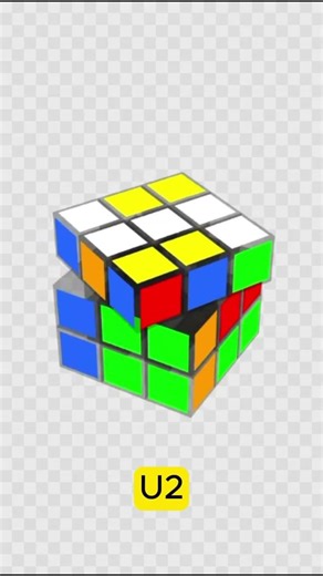 Rubik's Cube 3x3: Wrapped 2x2 Pattern 🧩
