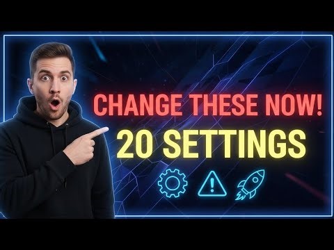 Fix Your Windows 11 NOW! 20 Settings You Must Change Today
