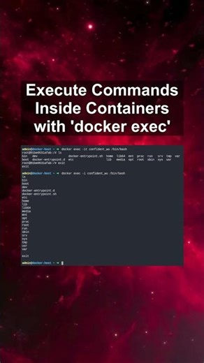 Execute Commands Inside Containers with 'docker exec' #ai #artificialintelligence #machinelearning