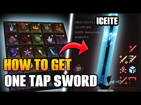 (NEW CODES!) How to Craft the BEST One Tap Sword in The Forge ROBLOX