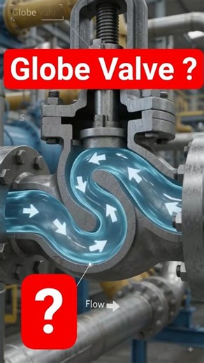 🔧 Where Are Globe Valves Used? | Industrial Applications of Globe Valve #globevalve #shorts
