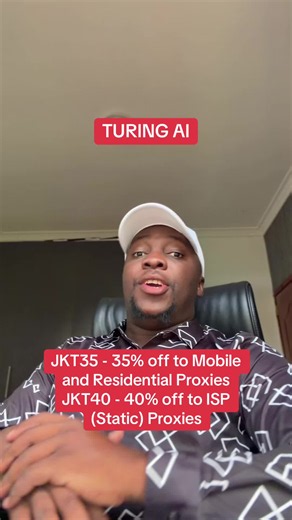 Turing AI Jobs in Kenya: JKT35 & JKT40 Proxy Discounts