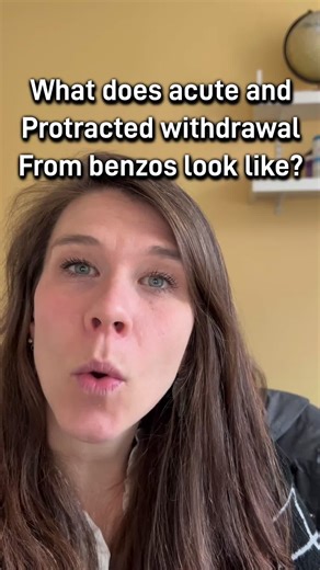 What does acute and protracted withdrawal from benzodiazepines look like? #benzo #withdrawal #taper #psychiatry #protractedwithdrawal
