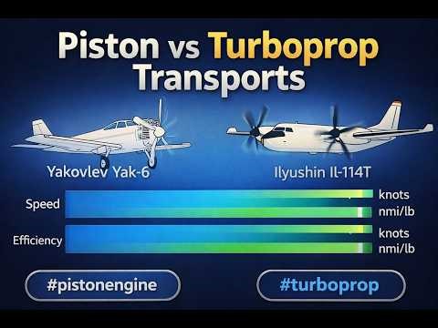 Piston Engine vs Turboprop Aircraft | Which is Faster & More Efficient? Full Comparison