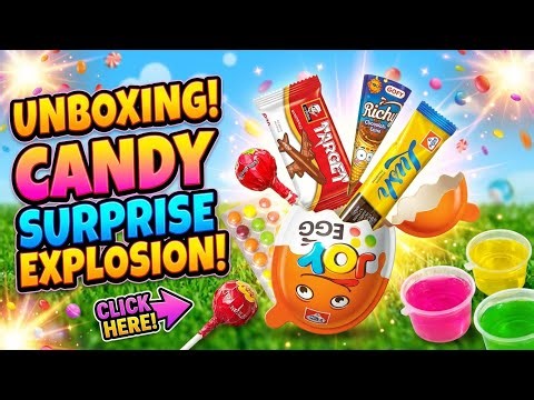 👉 Candy Surprise Explosion 🍬 | What’s Inside This Egg? 😱