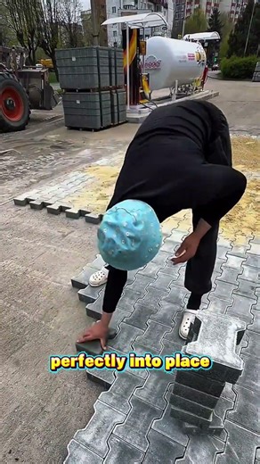 A detailed paving installation process with perfect results.