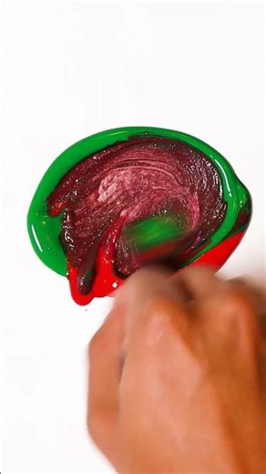 Let's Mix Red & Green 🔴🟢 | Fun Painting Crafts for Kids | Colourblocks