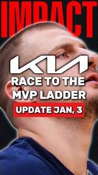 TOP 5 NBA MVP CANDIDATES UPDATE JAN 3🏀KIA RACE #mvp #nba #kiamvp