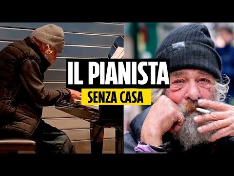 La storia di Andreas, il senzatetto pianista che ha incantato il mercato di Roma con la sua musica