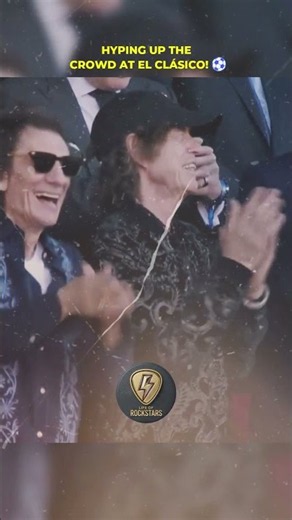 Mick Jagger Goes Wild Watching Barcelona! ⚽ #TheRollingStones #FCBarcelona