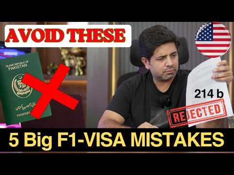 USA F1 Visa: 5 Critical Mistakes to Avoid in 2026 (Don't Get Rejected!)