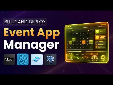 Build and Deploy A Production Ready Events Manager Website | NextJS, React, TailwindCSS, PostgreSQL