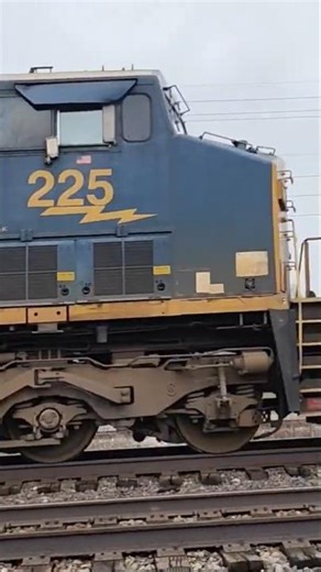 CSX manifest freight M363 passes with DC and old CW44AC #225 and some old Conrail boxcars! 3626