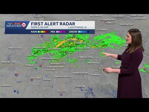 AM rain for some, then cold & windy to finish the day