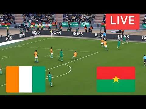 🔴EN DIRECT : Côte6 D'IVOIRE VS BURKINA FASO EN LIVE AUJOURD'HUI SIMULATION COUPE D'AFRIQUE EFootball