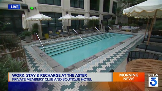 The Aster offers a luxe escape in the heart of Hollywood