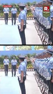Air Marshal Ashutosh Dikshit Receives Guard of Honour as New VCAS