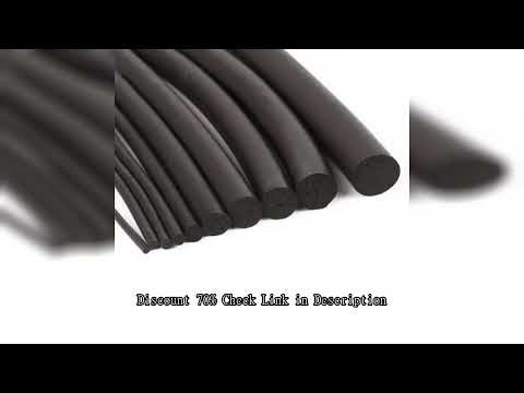 1M/5M/10M EPDM Sealling Strip 3/4/5/6/7/8/10mm Sound Proofing Dustproof Foamed Rubber O Type Round S