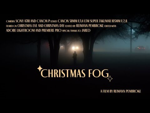 Night Photography on a Foggy Christmas