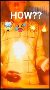 Magic Fire in Bottle ✨ Science Experiment