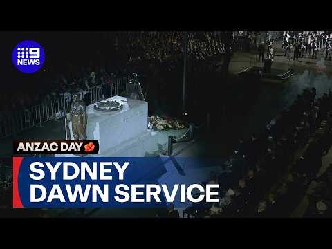 Dawn Service - Martin Place, Sydney | 9 News Australia