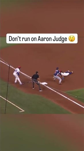 This angle of Aaron Judge’s throw is unreal 🔥