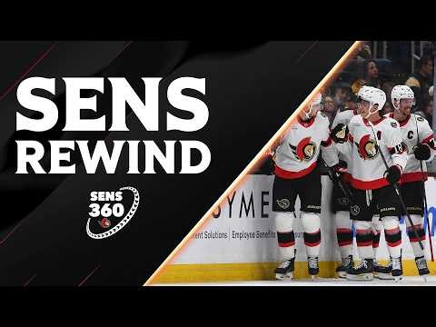 Stützle's Three Point Night Propels Sens Past Bruins