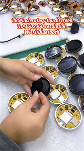 💡ESP32 dispayDevelopment Board, packed with features for efficient development! ✨High-resolution 360x360 capacitive touch screen, making development easier! 🪩Enjoy MP3 music, digital photo frame, weather display & more! #esp #esp32 #lcddisplay #arduino #iot