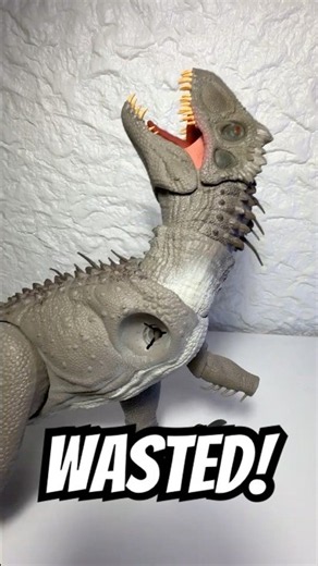 Normal vs Destroyed Jurassic World Dinosaurs