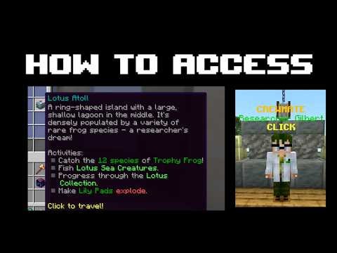 How To Access Lotus Atoll Update + Researcher Gilbert - Hypixel Skyblock Update Guide