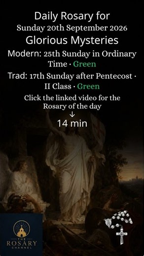 Sunday Rosary | Glorious Mysteries | 20 September 2026