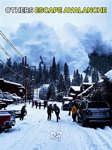 OTHERS ESCAPE AVALANCHE #avalanche #extreme #survival