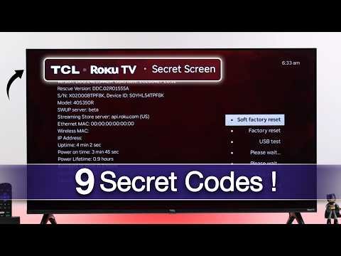TCL Roku TV Hidden Menus: 9 Secret Codes Revealed!