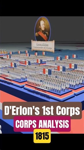 Napoleon's Grand Army Corps Analysis, 1815 #history #napoleon #waterloo #army