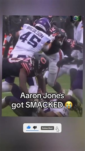 Aaron Jones Gets ABOLISHED! 💥😳 #NFL #shorts
