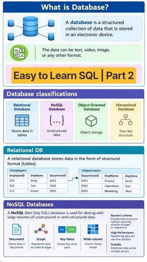 What is a Database? 🗄️ | SQL, Relational & NoSQL Databases Explained