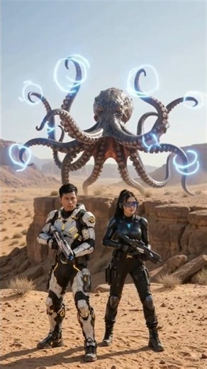 ALIEN OCTOPUS ATTACK! 👽🔥 | The Last Battle in the Desert 🚀