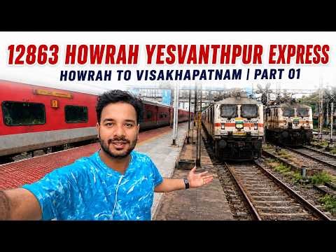 12863 Howrah Bangalore superfast train Journey * is train se Puri - Bhubaneshwar bhi ja skte hain *
