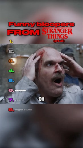 Funny Bloopers from Stranger Things #usa #shorts