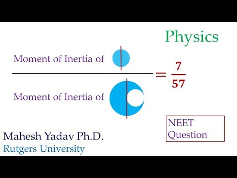 Ratio of Moment of Inertia: Sphere with Spherical Cutout | Parallel Axis Theorem | NEET Physics