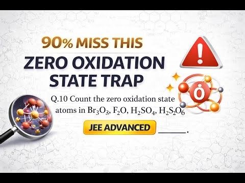 Zero Oxidation State in Molecules | JEE Advanced Chemistry