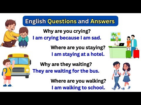 Basic English Questions & Answers for Kids | English Speaking Practice | Learn English