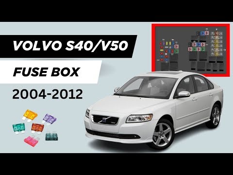 Volvo S40/V50 (2004-2012) Fuse Box Diagram & Location