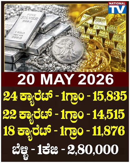 Gold Rate 20 05 2026