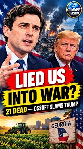 Jon Ossoff SLAMS Trump Over Iran War: “Lying a Nation Into War Is Despicable”