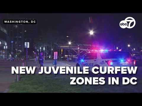 DC curfew zones issued in 4 neighborhoods after Mayor extends emergency order