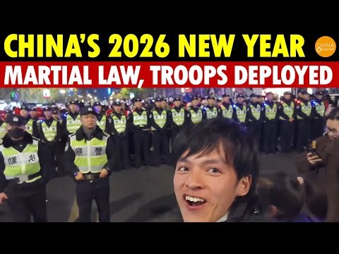 China’s 2026 New Year Turns to Martial Law, Troops on Streets, Roads Blocked in Shanghai, Beijing