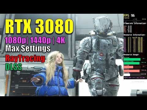 Pragmata | RTX 3080 | Max Settings | DLSS+RT | 1080p/1440p/2160p | Performance Test