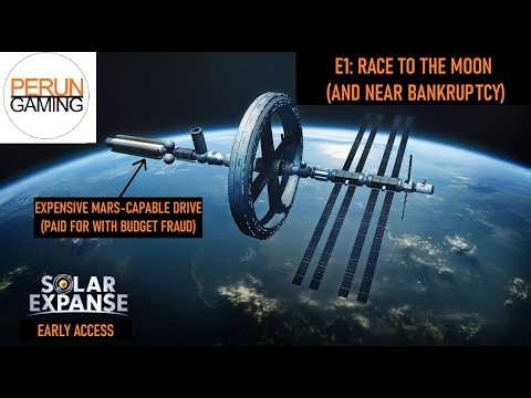 Solar Expanse E1: European Orbital Shipyards and Lunar Colony (and near bankruptcy)